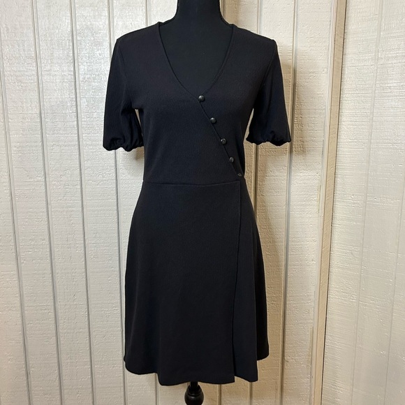 Madewell Cross Front Button Dress, size XS. - Picture 6 of 7